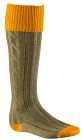 Alan Paine Shooting Sock sukat, Ochre/Olive