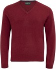 Alan Paine Streetly V-Neck Pullover lampaanvillainen pusero, punainen