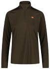 Alaska W's CoolDry Half-Zip Top Brown