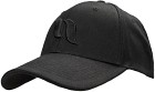 Back on Track Winged Cap lippalakki, Black