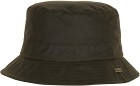 Barbour Wax Sports Hat vedenpitävä hattu, Olive/Olive Night