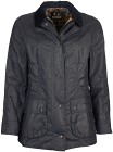 Barbour W's Beadnell Wax Jacket Navy