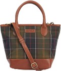 Barbour Katrine Leather Tote Bag laukku, Classic Tartan