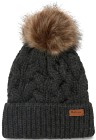 Barbour W's Penshaw Cable Beanie Charcoal