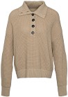 Barbour Woodside Knit naisten pusero, Oatmeal/Hessian Tart