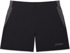 Berghaus Ws Wandermoor Wind Short Jet Black/Grey Pinstripe