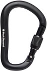 Black Diamond Rocklock Screwgate Carabiner Black -lukittava ruuvikarbiini