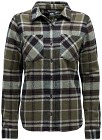 Black Diamond Project Heavy Flannel naisten paita, Tundra/Black/Agave Plaid