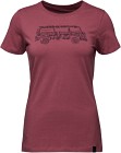 Black Diamond SS Vantastic Tee naisten t-paita, viininpunainen