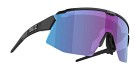 Bliz Breeze Matt Black + Violet w Blue Multi + Spare lens: Brown w Silver Mirror urheilulasit