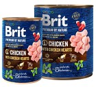 Brit Premium by Nature Chicken with Hearts märkäruoka, 400g