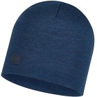 Buff Heavyweight Merino Wool Hat merinovillapipo, sininen