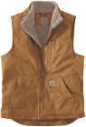 Carhartt M's Washed Duck Lined Mockneck Vest Carhartt® Brown