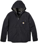 Carhartt Washed Duck Sherpa Lined Jacket takki, Black 