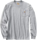 Carhartt M's Workwear Pocket L/S T-Shirt Heather Grey