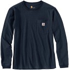Carhartt Workw Pocket L/S T-Shirt naisten pusero, tummansininen