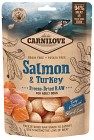 Carnilove Freeze-Dried Raw Snacks Salmon & Turkey pakastekuivattuja herkkuja, 60g