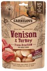 Carnilove Freeze-Dried Raw Snacks Venison & Turkey 60g