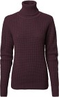 Chevalier Cherry Rollneck naisten poolopaita, viininpunainen