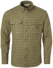 Chevalier Heron Flannel Shirt paita, Field Green Checked