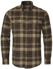 Chevalier Heron Flannel Shirt paita, Soil Brown Checked