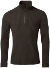 Chevalier Antony Half Zip Wool Pullover neulepaita, Antler Brown