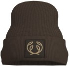 Chevalier Symbol Beanie pipo, Leather Brown