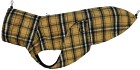 Cloud7 Dog Rain Coat Glasgow Plaid koiran takki, koko 2, Yellow