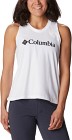 Columbia North Cascades Tank naisten hihaton t-paita, valkoinen/musta
