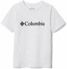 Columbia Youth CSC Basic Logo Short Sleeve nuorten t-paita, valkoinen