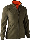 Deerhunter Lady Pam Bonded Fleece Jacket naisten fleecetakki, Reversible Orange