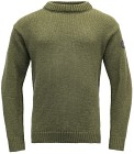 Devold Nansen Sweater Crew Neck Unisex Olive