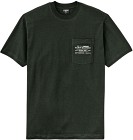 Filson S/S Embroidered Pocket T-shirt puuvillainen t-paita, tummanvihreä