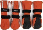 FinNero Hundsko HALLA koiran tossut, M-L, 4-pack, Reflex Orange