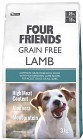 Four Friends Dog Grain Free Lamb viljaton koiran täysravinto lampaalla, 3 kg