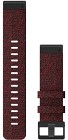 Fenix 6 QuickFit 22mm Watch Band Heathered Red Nylon