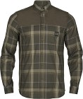 Härkila Anker L/S Shirt kauluspaita, ruskea