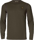 Härkila Forest Hunter L/S T-Shirt t-paita, Hunting Green/Shadow Brown