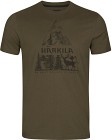 Härkila Nature S/S T-Shirt t-paita, tummanvihreä