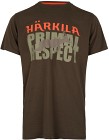 Härkila Respect T-shirt puuvillainen t-paita, ruskeavihreä