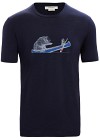 Icebreaker Tech Lite II SS Tee merinovillainen t-paita, tummansininen