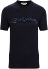 Icebreaker Tech Lite II SS Tee merinovillainen t-paita, tummansininen
