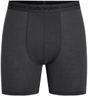 Icebreaker Anatomica Long Boxers bokserit, Black