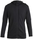 Icebreaker Mer 260 Quantum IV LS Zip Hoodie merinohuppari, Black