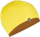 Icebreaker Pocket Hat Unisex käännettävä pipo, keltainen/ruskea