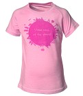 Isbjörn Earth -lasten t-paita, vaaleanpunainen