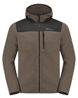 Jack Wolfskin Kammweg Pile FZ fleecetakki, Cold Coffee