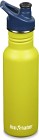 Klean Kanteen Classic Narrow juomapullo sporttikorkilla, 532 ml, keltainen