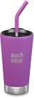 Klean Kanteen Insulated Tumbler 473 ml with Straw Lid Berry Bright