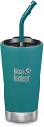 Klean Kanteen Insulated Tumbler 473ml with Straw Lid Emerald Bay